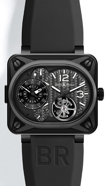 Bell & Ross Aviation BR Minuteur Tourbillon Black DLC Titanium BR-GR_MINUTEUR-CA replica watch